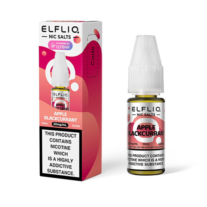 Apple Blackcurrant 10ml Nic Salt E-Liquid by ElfLiq