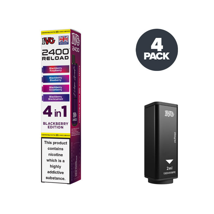 Blackberry Edition IVG 2400 Reload Prefilled Pod and Box