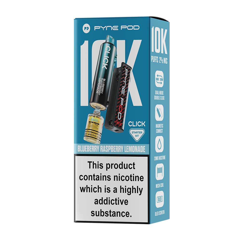 Pyne Pod Click 10K Blueberry Raspberry Lemonade Starter Kit