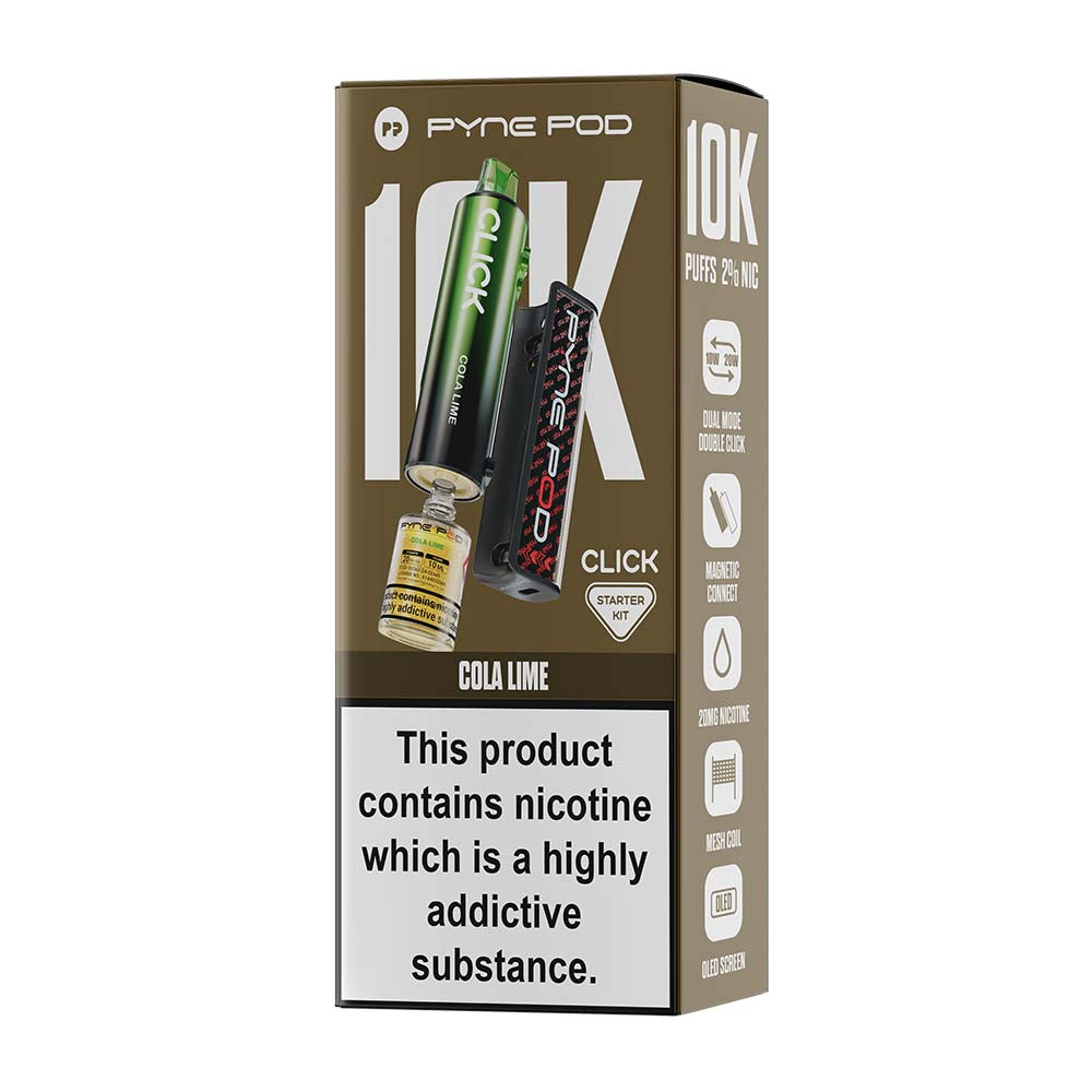 Pyne Pod Click 10K Cola Lime Starter Kit