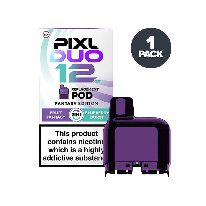 Fantasy Edition Pixl Duo 12 Prefilled Pods on a white background
