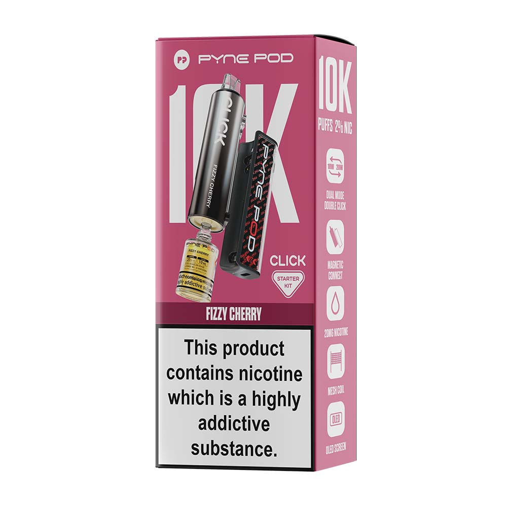 Pyne Pod Click 10K Fizzy Cherry Starter Kit