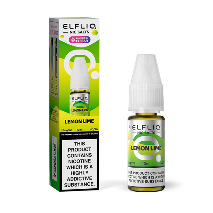 Lemon Lime 10ml Nic Salt E-Liquid by Elf Liq