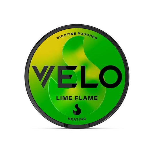 VELO Slim Lime Flame Nicotine Pouches