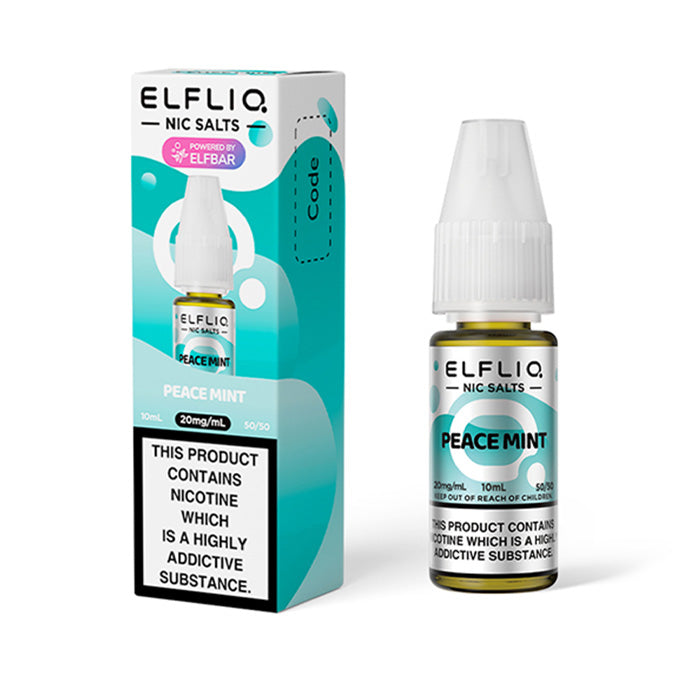Peace Mint 10ml Nic Salt E-Liquid by ElfLiq