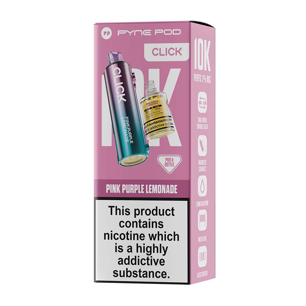 Pyne Pod Click Pink Purple Lemonade Pods