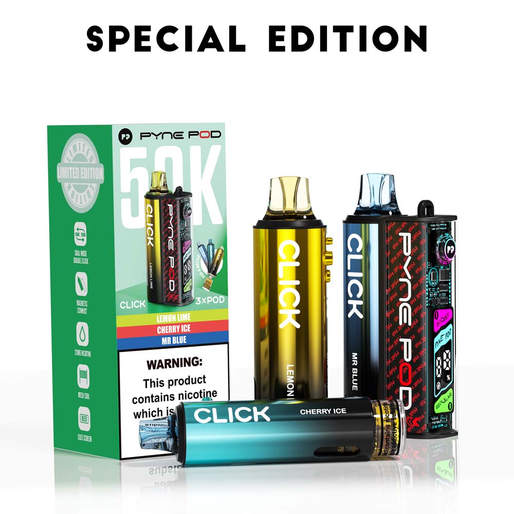 Pyne Pod Click 50K Special Edition (3 Flavours)