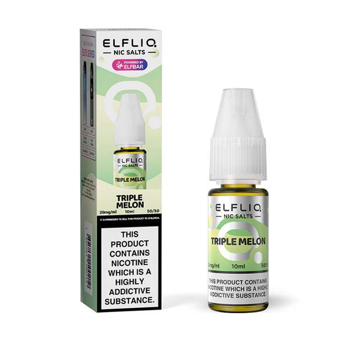 Triple Melon 10ml Nic Salt E-Liquid by Elf Liq