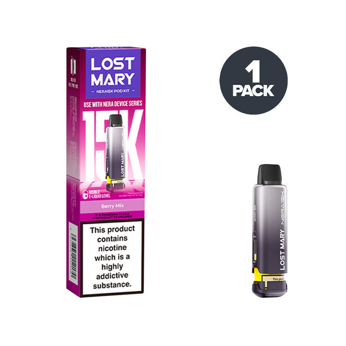 Berry Mix Lost Mary Nera 15K Pre-filled Pods My Vapery UK Berry Mix Lost Mary Nera 15K Pre-filled Pods My Vapery UK