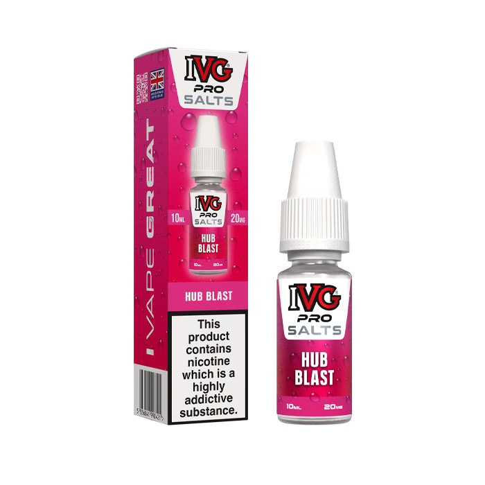 Hub Blast Ivg Pro 10ml Nic Salt E-Liquid and Box