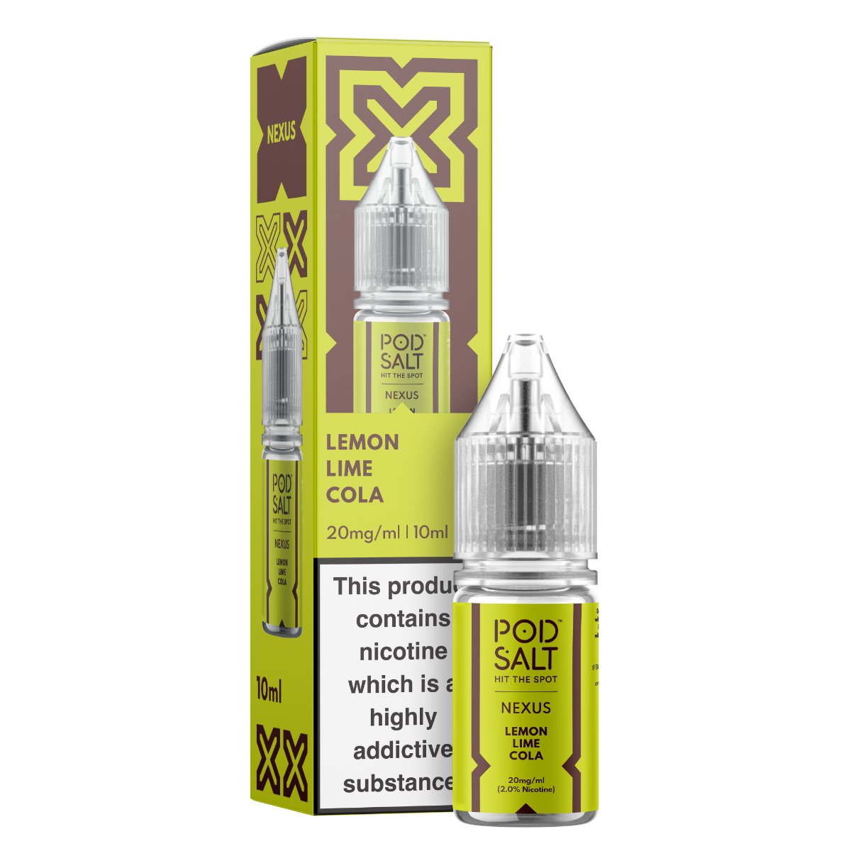 Nexus Lemon Lime Cola Ice 10ml Nicotine Salt E-Liquid