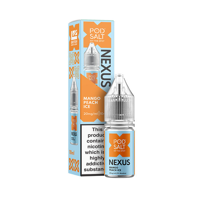 Nexus Mango Peach Ice 10ml Nicotine Salt E-Liquid