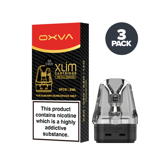 OXVA Xlim SS Top Fill Pod Cartridges