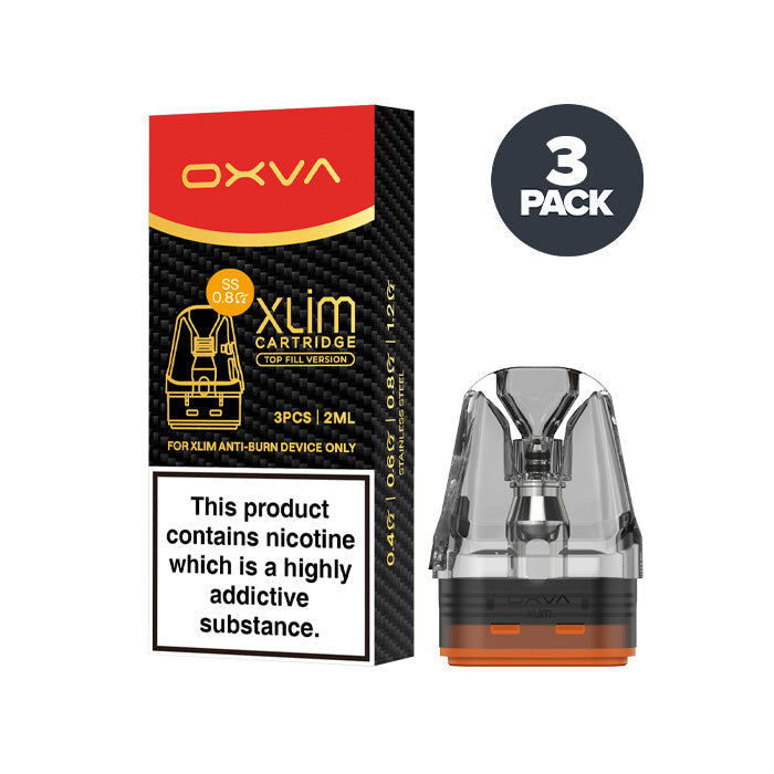 OXVA Xlim SS Top Fill Pod Cartridges