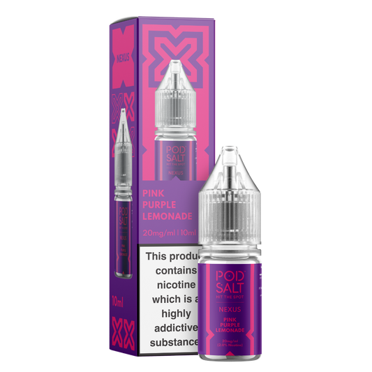 Nexus Pink Purple Lemonade 10ml Nicotine Salt E-Liquid