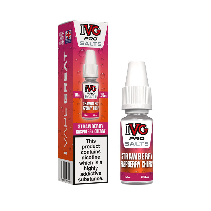 IVG Pro Salts Strawberry Raspberry Cherry 10ml Nic Salt E-Liquid