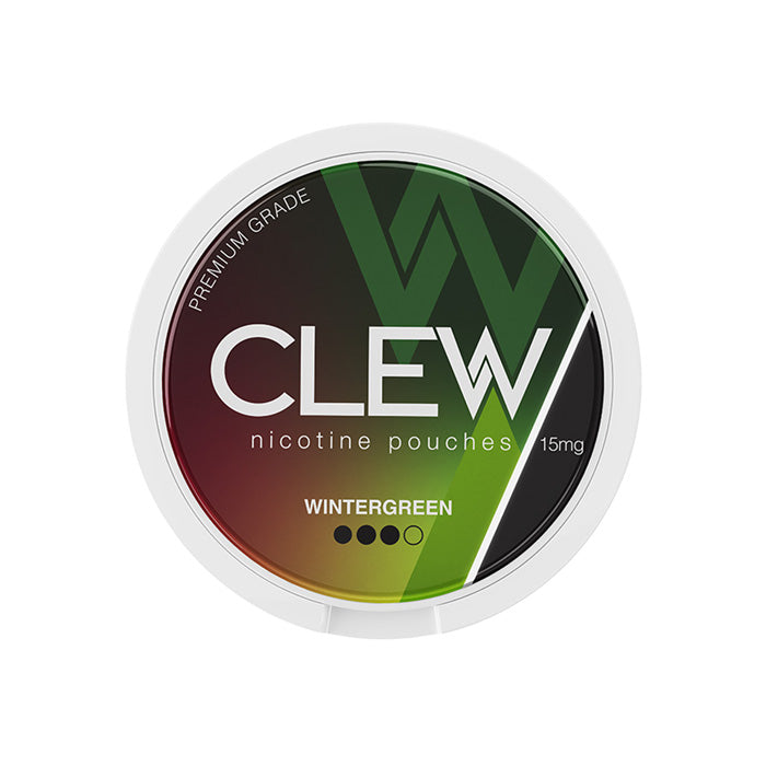 15mg Wintergreen CLEW Nicotine Pouches