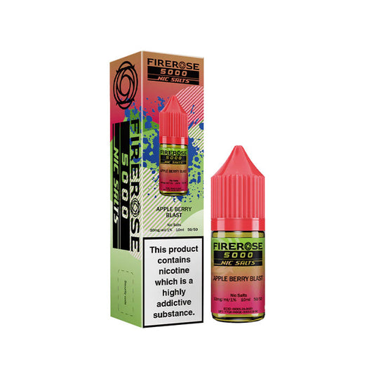 Apple Berry Blast  Nic Salt Bottle E-Liquid by Firerose 5000
