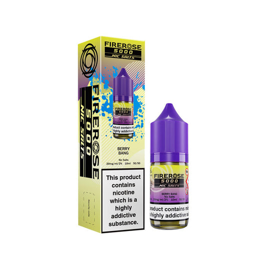Berry Bang  Nic Salt Bottle E-Liquid by Firerose 5000