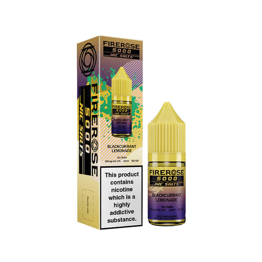 Blackcurrant Lemonade  Nic Salt Bottle E-Liquid by Firerose 5000