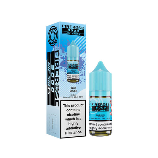 Blue Crush  Nic Salt Bottle E-Liquid by Firerose 5000