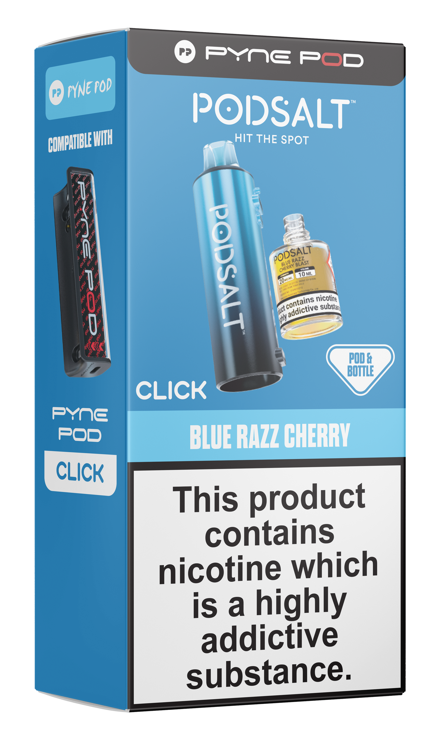 Pyne Pod Click Blue Razz Cherry Blast Pods