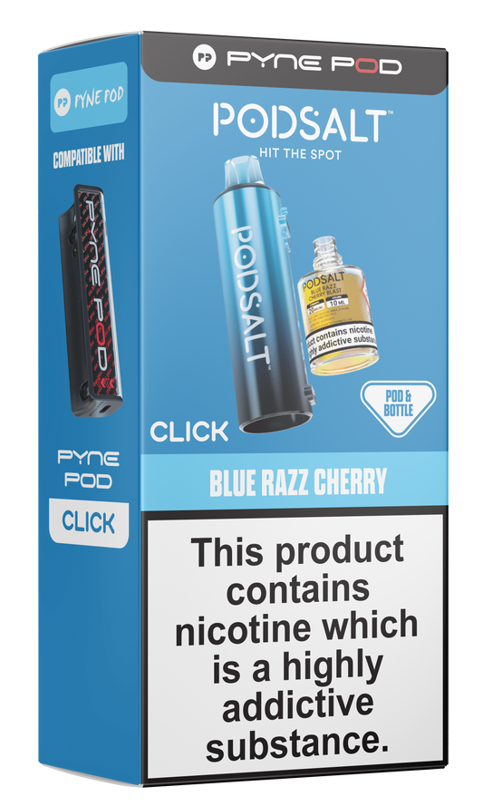 Pyne Pod Click Blue Razz Cherry Blast Pods
