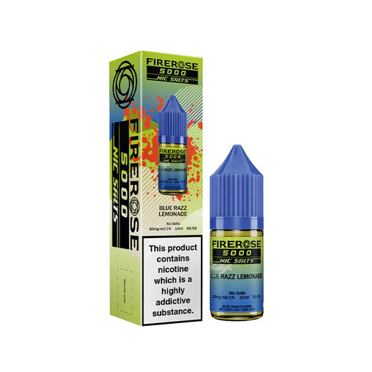 Blue Razz Lemonade  Nic Salt Bottle E-Liquid by Firerose 5000