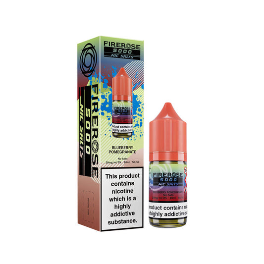 Blueberry Pomegranate  Nic Salt Bottle E-Liquid by Firerose 5000