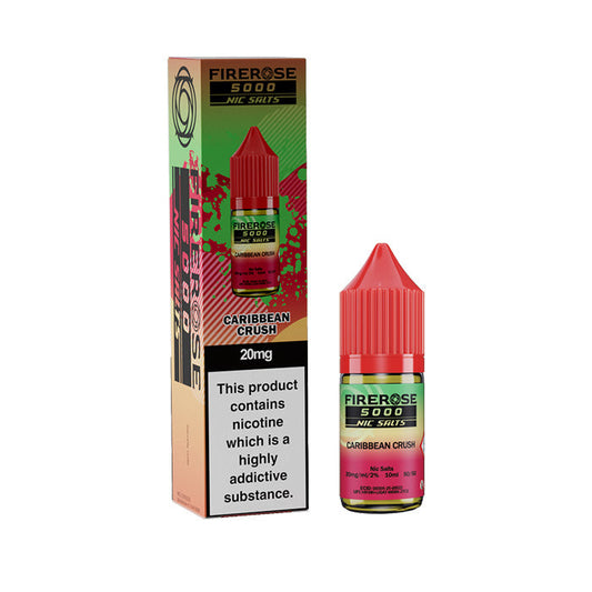 Caribbean Crush  Nic Salt Bottle E-Liquid by Firerose 5000