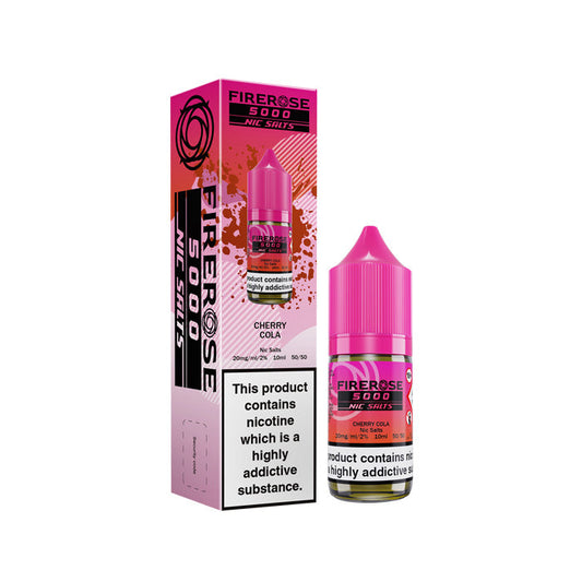 Cherry Cola  Nic Salt Bottle E-Liquid by Firerose 5000