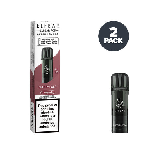 Cherry Cola Elf Bar 600 Pre-filled Pod and Box
