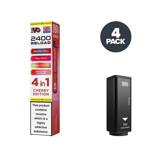 Cherry Edition IVG 2400 Reload Prefilled Pod and Box