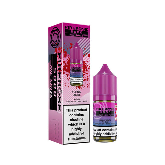 Cherry Sours  Nic Salt Bottle E-Liquid by Firerose 5000