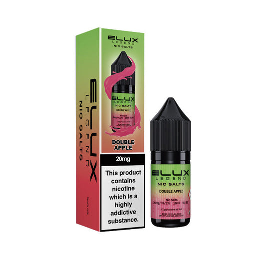 Double Apple  Nic Salt Bottle E-Liquid by Elux Legend
