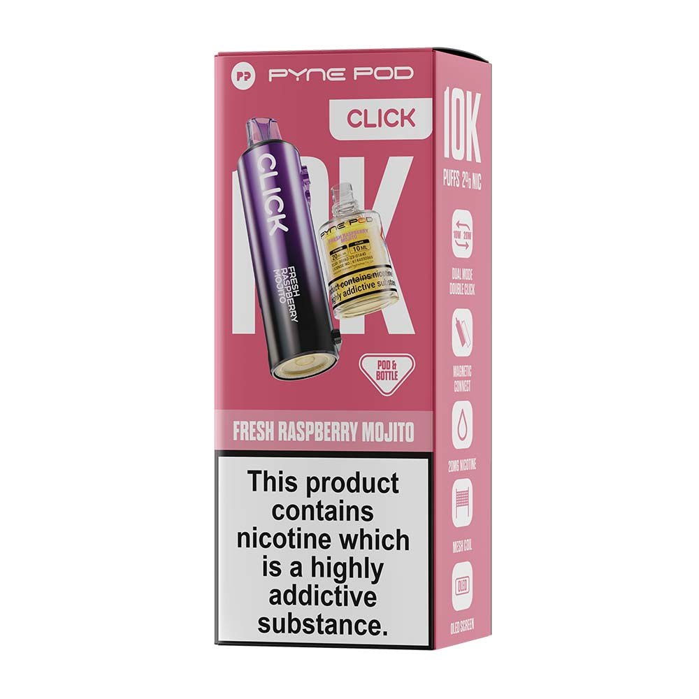 Pyne Pod Click Fresh Raspberry Mojito Pods