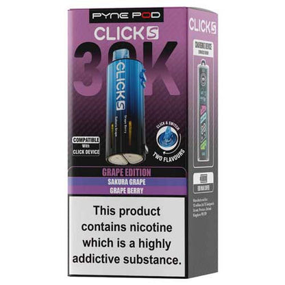 Pyne Pod Click S 30K Grape Edition Refill Pods