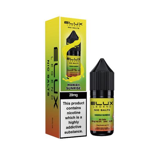 Hawaii Sunrise  Nic Salt Bottle E-Liquid by Elux Legend