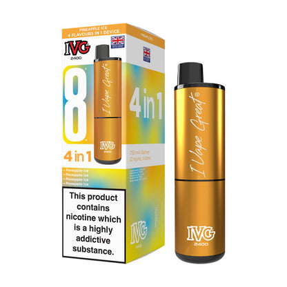 IVG 2400 Rechargeable Vape Kit Pineapple Ice
