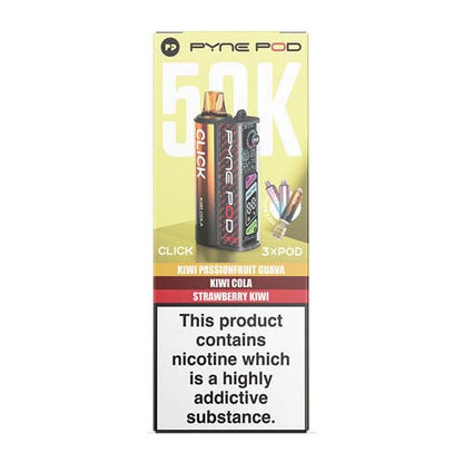 Pyne Pod Click 50K Kiwi Edition Box on a white background.