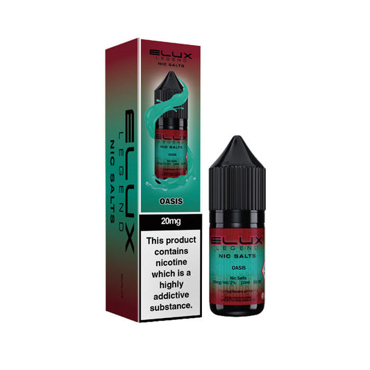 Oasis  Nic Salt Bottle E-Liquid by Elux Legend
