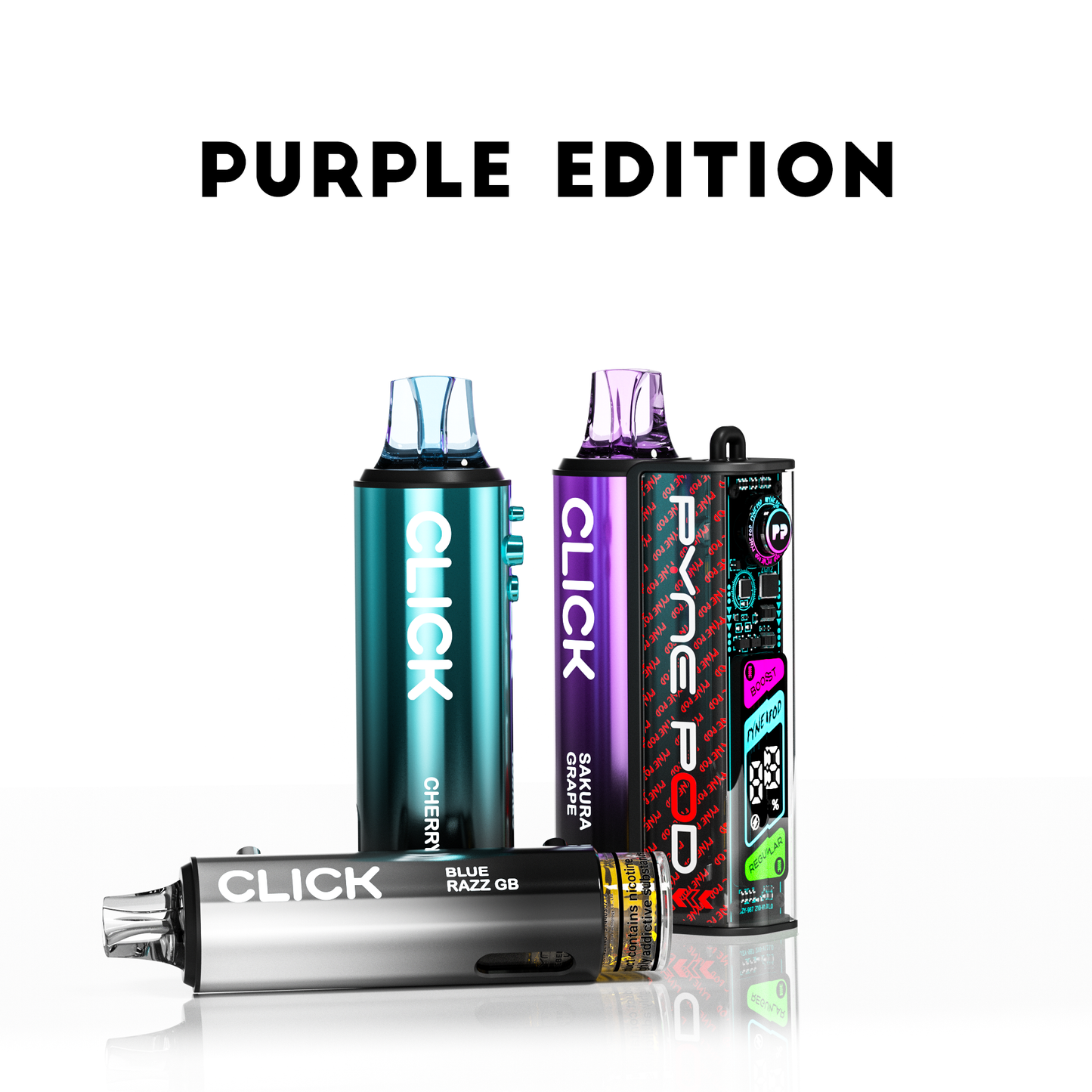 Pyne Pod Click 50K Purple Edition (3 Flavours)