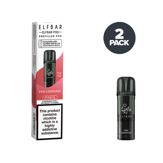 Pink Lemonade Elf Bar 600 Pre-filled Pod and Box