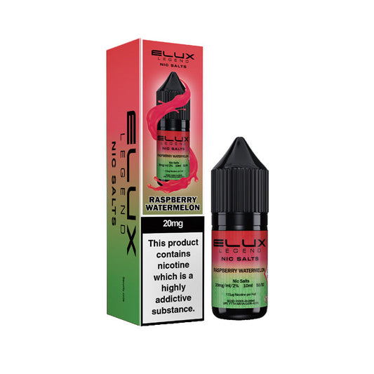 Raspberry Watermelon  Nic Salt Bottle E-Liquid by Elux Legend
