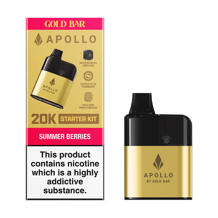 Summer Berries Gold Bar Apollo 20K Starter Kit and Box