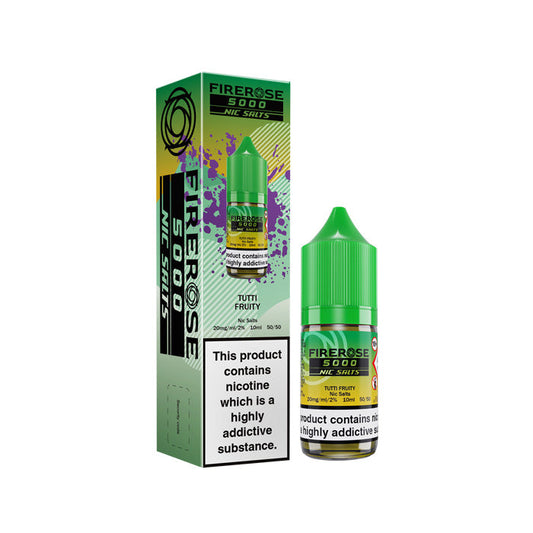 Tutti Fruity  Nic Salt Bottle E-Liquid by Firerose 5000