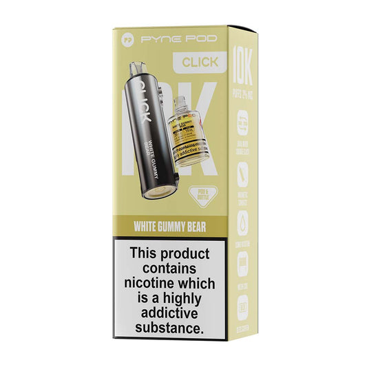 Pyne Pod Click White Gummy Bear Pods