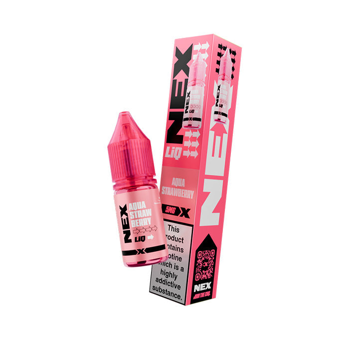 NexLiq Aqua Strawberry 10ml Nic Salt E-Liquid