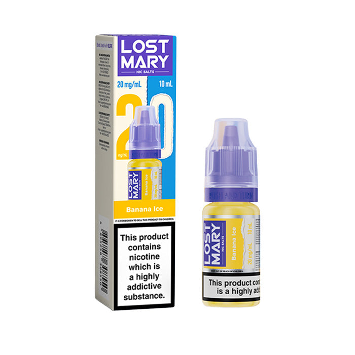 Banana Ice Lost Mary 10ml Nic Salt E-Liquids and Box