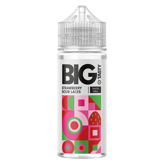 The Big Tasty Candy Rush Strawberry Sour Laces 100ml Shortfill E-Liquid